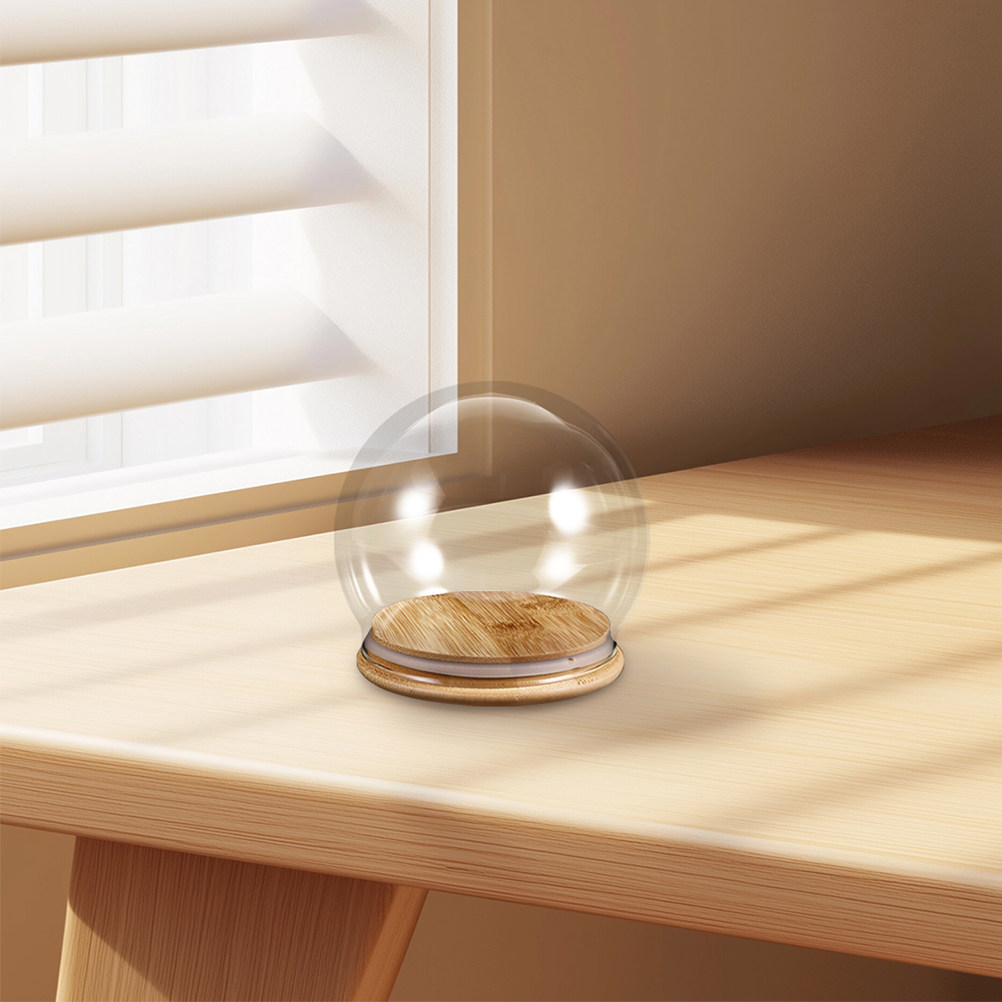 Plastic Dome Clear - 2 Pezzi Campana di Vetro Trasparente