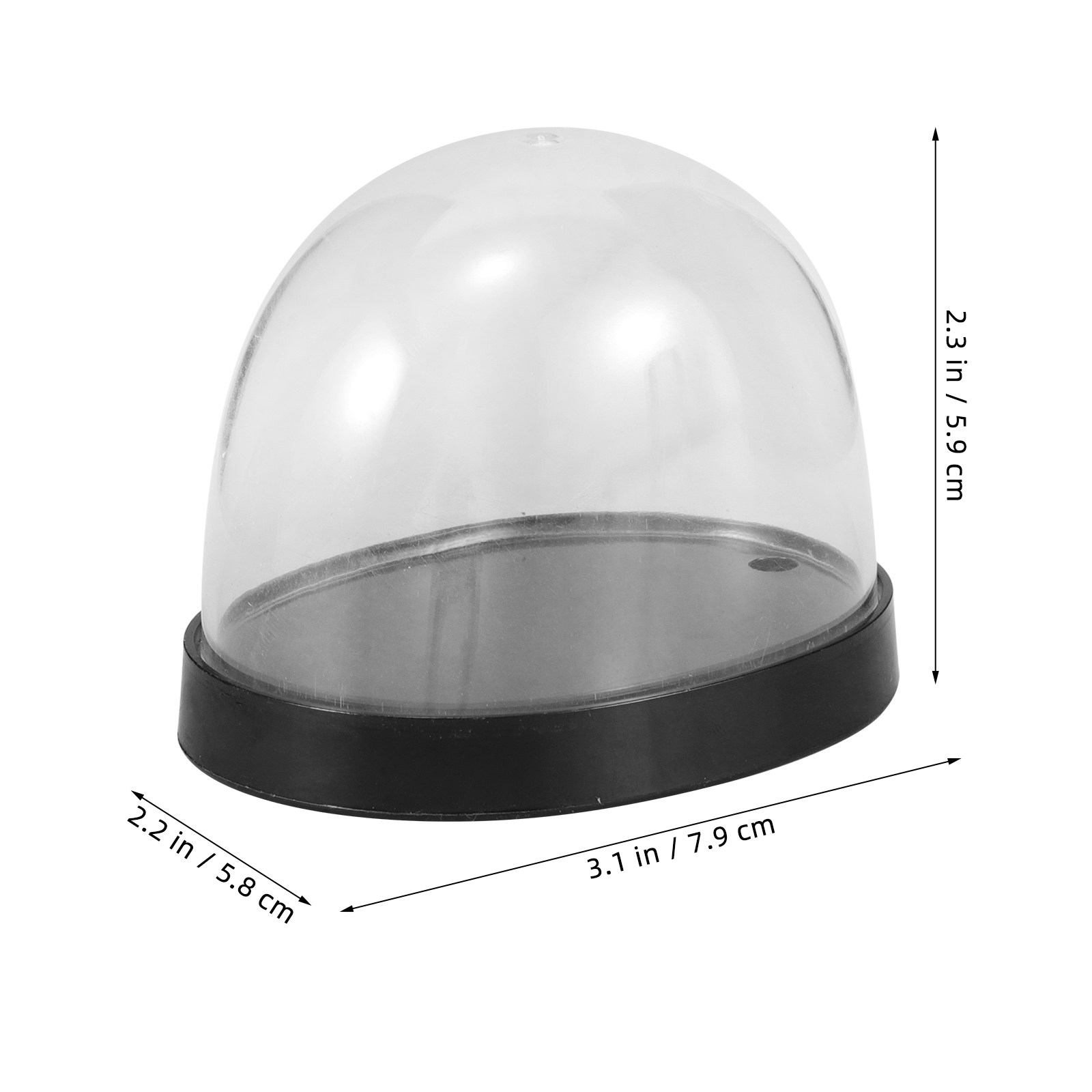 5 Set di Campanelle in Plastic - Plastic Dome Clear recensione e prezzo