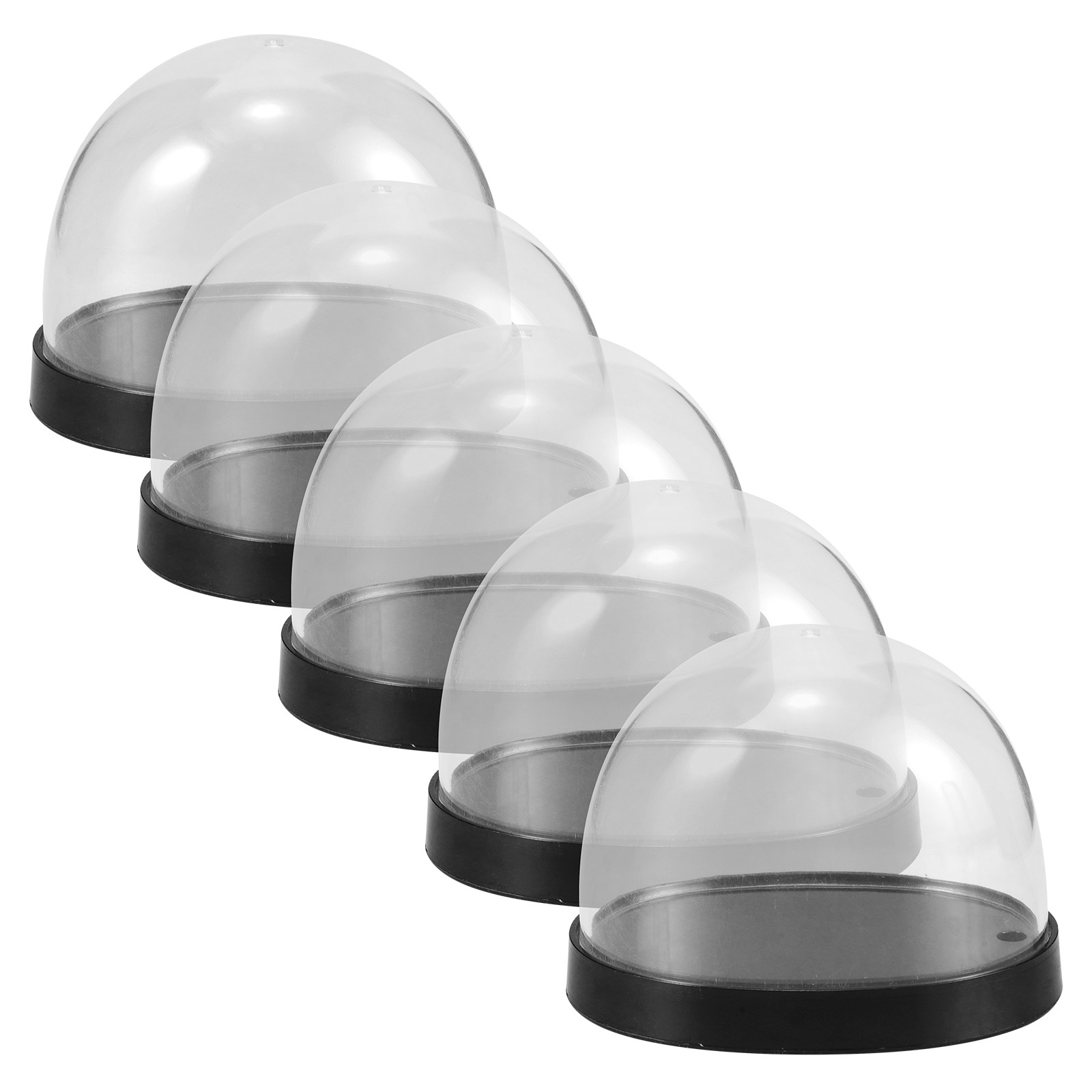 5 Set di Campanelle in Plastic - Plastic Dome Clear recensione e prezzo